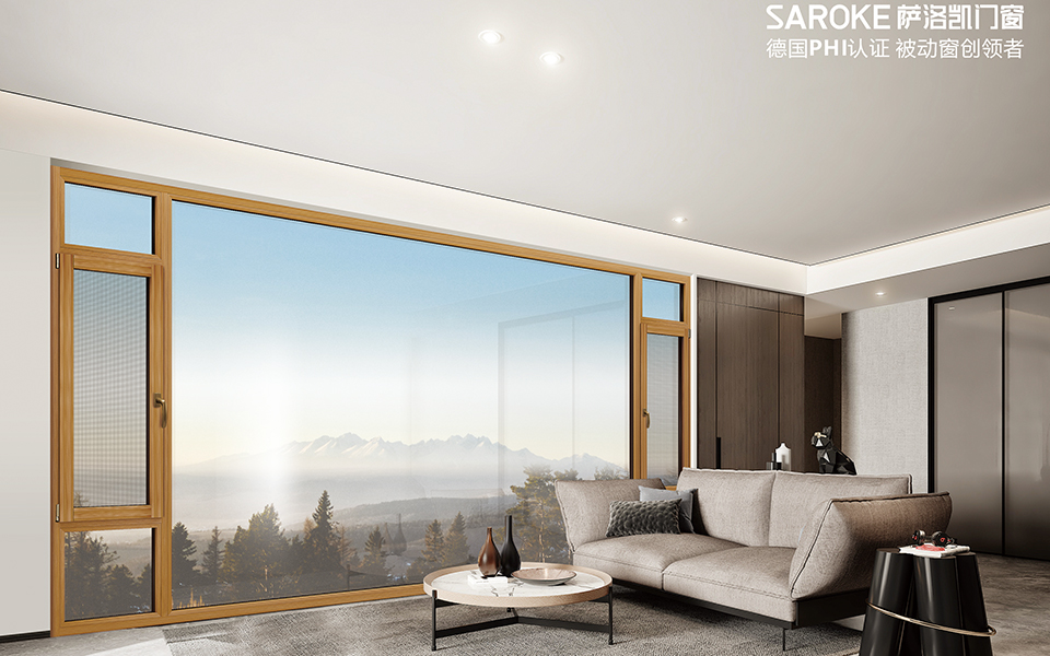 极木·魅铝包木双内开系统窗