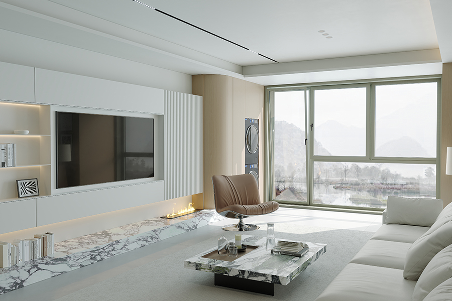 95飘逸窗(山岚绿)